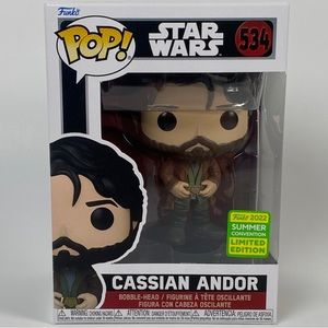 Funko Pop! Star Wars # 534 Cassian Andor (Summer Convention Exclusive) Figure